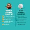 imageThe Woobles Beginners Crochet Kit with Easy Peasy Yarn as seen on Shark Tank  with StepbyStep Video Tutorials  Harry Potter