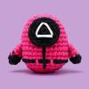 imageThe Woobles Beginners Crochet Kit with Easy Peasy Yarn as seen on Shark Tank  with StepbyStep Video Tutorials  Squid Game Front ManRed Guard