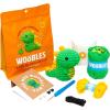 imageThe Woobles Beginners Crochet Kit with Easy Peasy Yarn as seen on Shark Tank Bundle  with StepbyStep Video Tutorials  Pierre The Penguin and Bjorn The Narwhal and Fred The Dinosaur