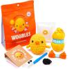 imageThe Woobles Beginners Crochet Kit with Easy Peasy Yarn as seen on Shark Tank Bundle  with StepbyStep Video Tutorials  Pierre The Penguin and Sebastian The Lion and Kiki The Chick