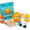 imageThe Woobles Beginners Crochet Kit with Easy Peasy Yarn as seen on Shark Tank Bundle  with StepbyStep Video Tutorials  Pierre The Penguin and Sebastian The Lion and Kiki The Chick
