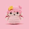 imageThe Woobles Hello Kitty Beginners Crochet Kit with Easy Peasy Yarn as seen on Shark Tank Bundle  with StepbyStep Video Tutorials  Little Twinstars Lala and Kiki
