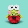 imageThe Woobles Hello Kitty Crochet Kit  Beginners Wooble Crochet Animal Kit Crafts with Easy Peasy Yarn as seen on Shark Tank  with StepbyStep Video Tutorials KeroppiKeroppi
