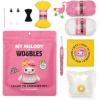 imageThe Woobles Hello Kitty Crochet Kit  Beginners Wooble Crochet Animal Kit Crafts with Easy Peasy Yarn as seen on Shark Tank  with StepbyStep Video Tutorials KeroppiMy Melody