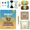 imageThe Woobles Minecraft Crochet Kit  Beginner Crochet Kit for Adults ampamp Kids Easy Knitting Kit with Woobles Yarn DIY Crafts Crochet Animals Minecraft Toys Gift for Gamers ampamp Crafters BeeBee