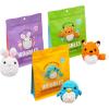 imageThe Woobles Beginners Crochet Kit with Easy Peasy Yarn as seen on Shark Tank Bundle  with StepbyStep Video Tutorials  Pierre The Penguin and Felix The Fox and JoJo The Bunny
