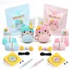 imageThe Woobles Hello Kitty Beginners Crochet Kit with Easy Peasy Yarn as seen on Shark Tank Bundle  with StepbyStep Video Tutorials  Little Twinstars Lala and Kiki