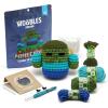 imageThe Woobles Minecraft Crochet Kit  Beginner Crochet Kit for Adults ampamp Kids Easy Knitting Kit with Woobles Yarn DIY Crafts Crochet Animals Minecraft Toys Gift for Gamers ampamp Crafters BeeZombie