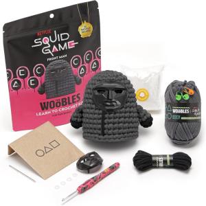 imageThe Woobles Beginners Crochet Kit with Easy Peasy Yarn as seen on Shark Tank  with StepbyStep Video Tutorials  Squid Game Front ManFront Man