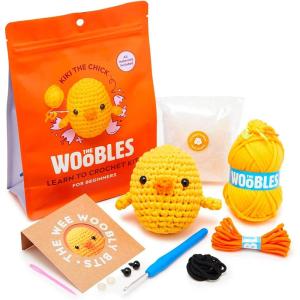 imageThe Woobles Crochet Kit for Beginners  Easy Arts and Crafts Knitting ampamp Crochet Animals Kit As Seen On Shark Tank  Sebastian The LionKiki The Chick