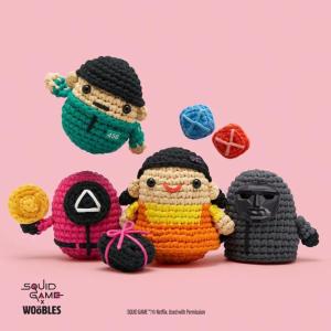 image:imageThe Woobles Beginners Crochet Kit with Easy Peasy Yarn  Squid Game Player Bundle of 4  As Seen on Shark Tank